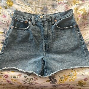 Madewell mom shorts
